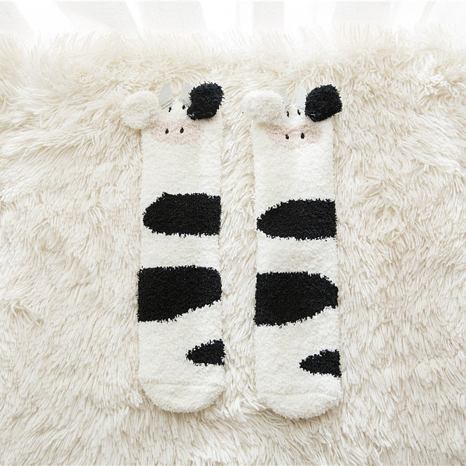 Cute Winter Fleece Socks