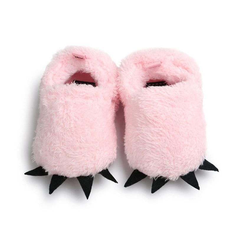 First Walker Animal Paw Slippers 0-18mos