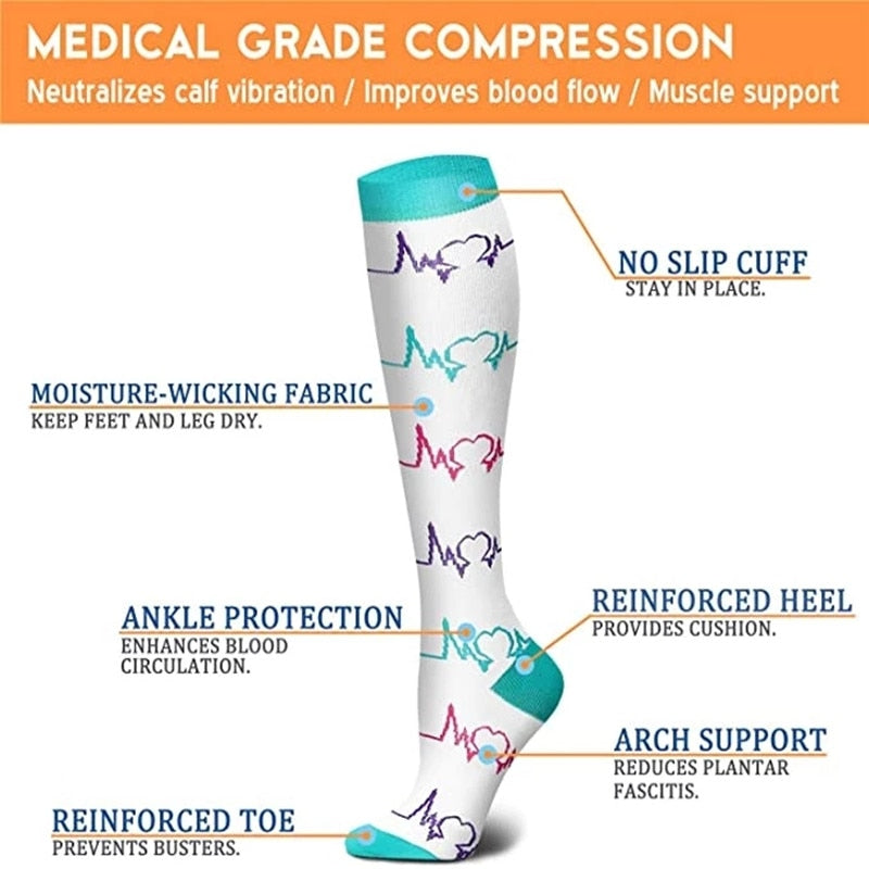 Fun Print Compression Socks