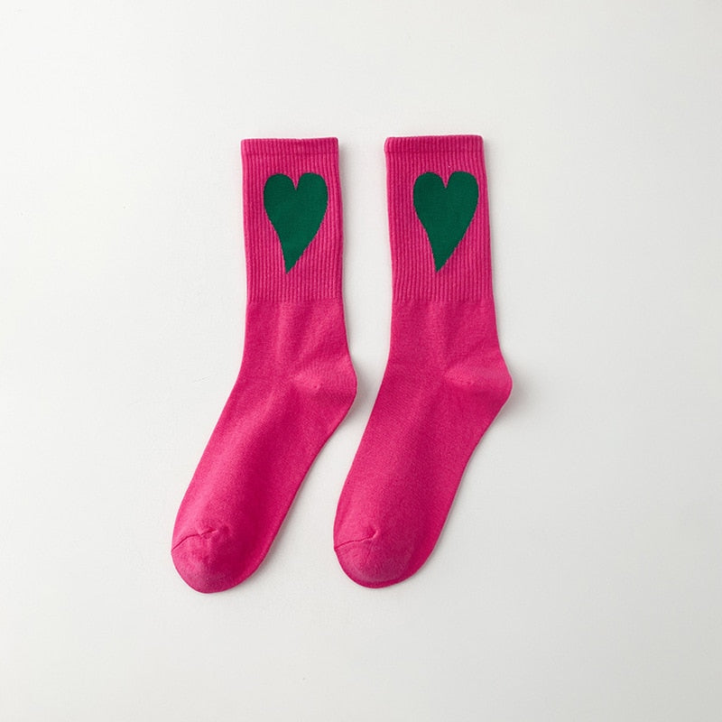 Organic Cotton Heart On Your Ankle Socks