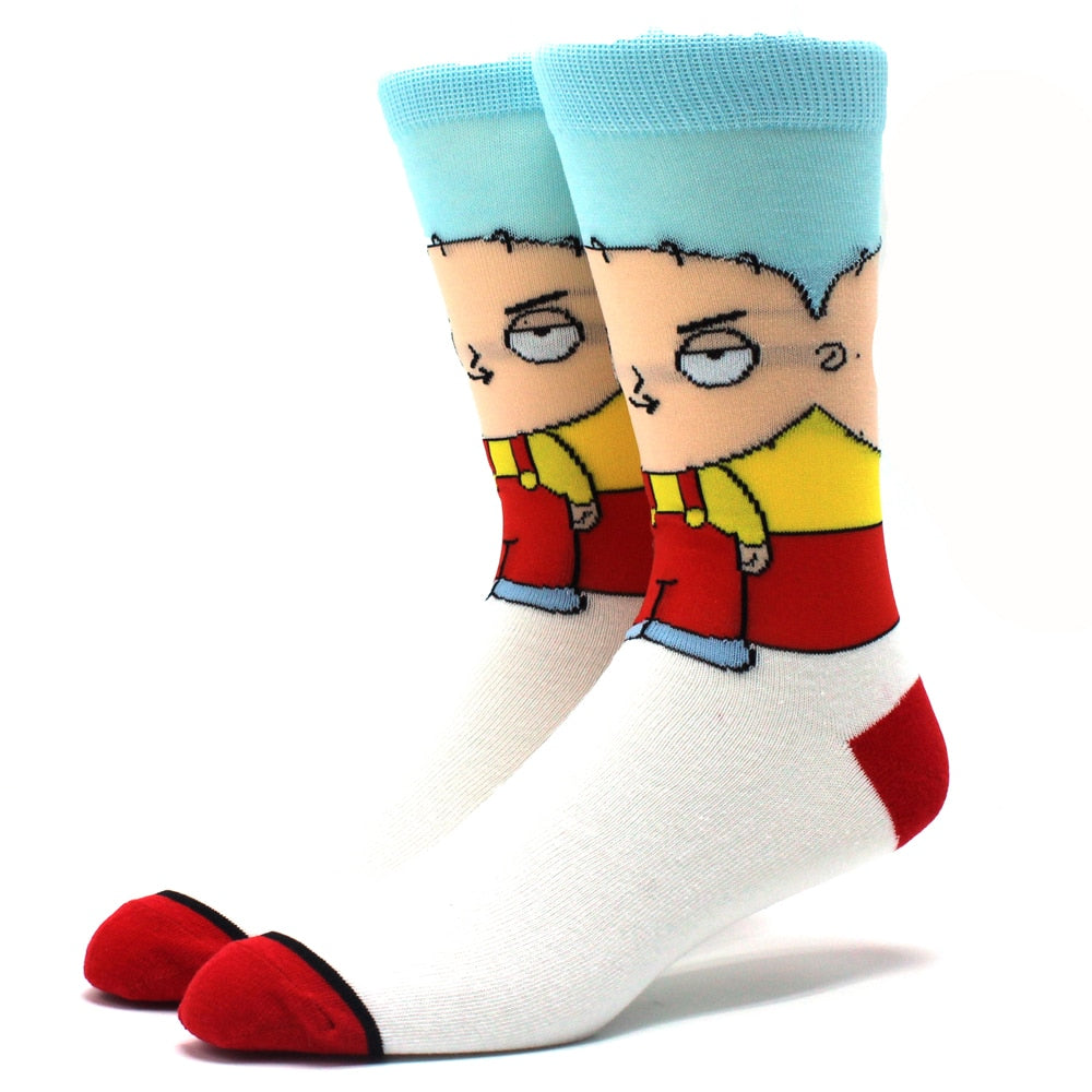 Comic Book, Anime, Yoda, Star Wars Novelty Socks