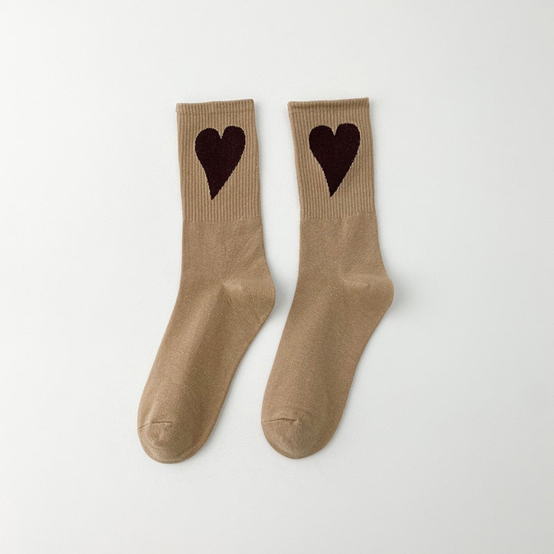 Organic Cotton Heart On Your Ankle Socks