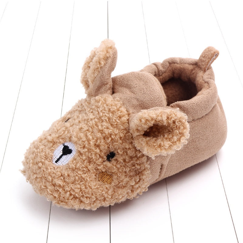 First Walker Animal Paw Slippers 0-18mos