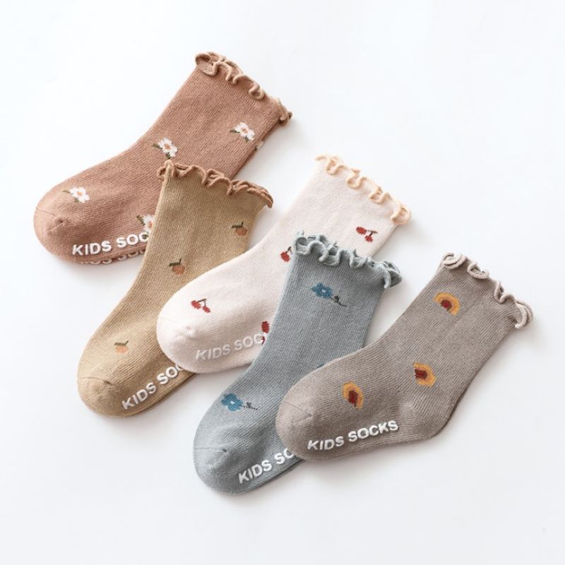 Cotton ruffled socks for 0-5 Years