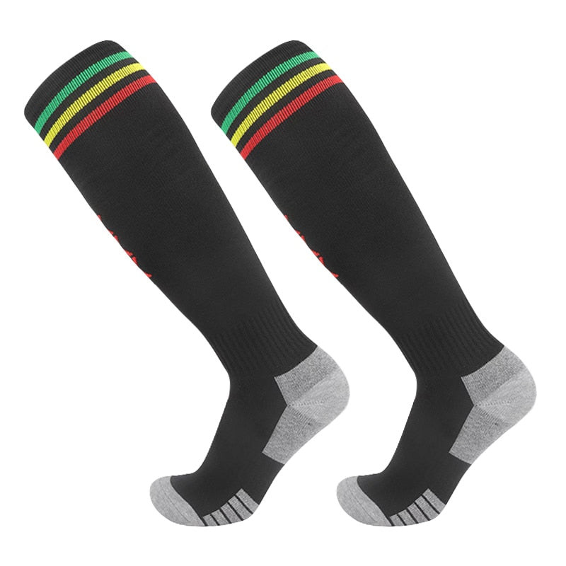 Thickening Towel Bottom Soccer Socks for the Adult or Kid Athlete