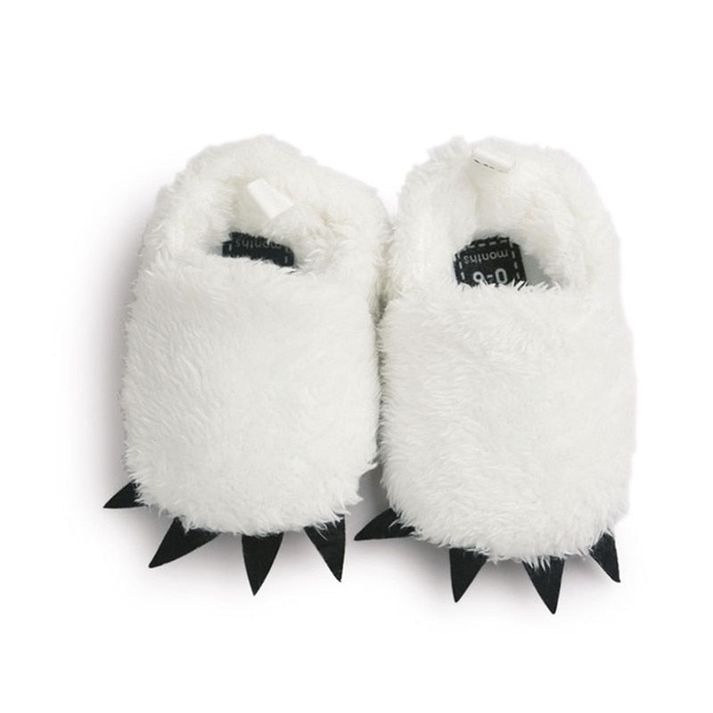 First Walker Animal Paw Slippers 0-18mos