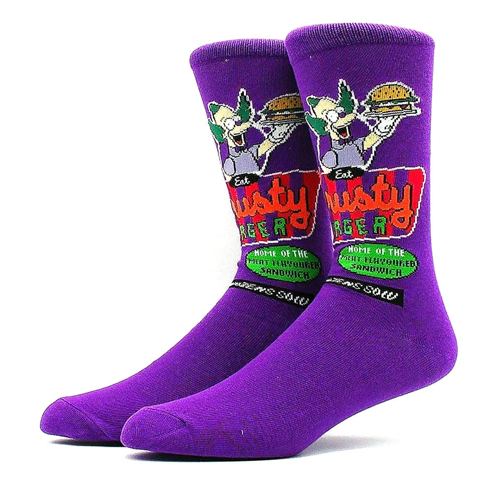 Comic Book, Anime, Yoda, Star Wars Novelty Socks