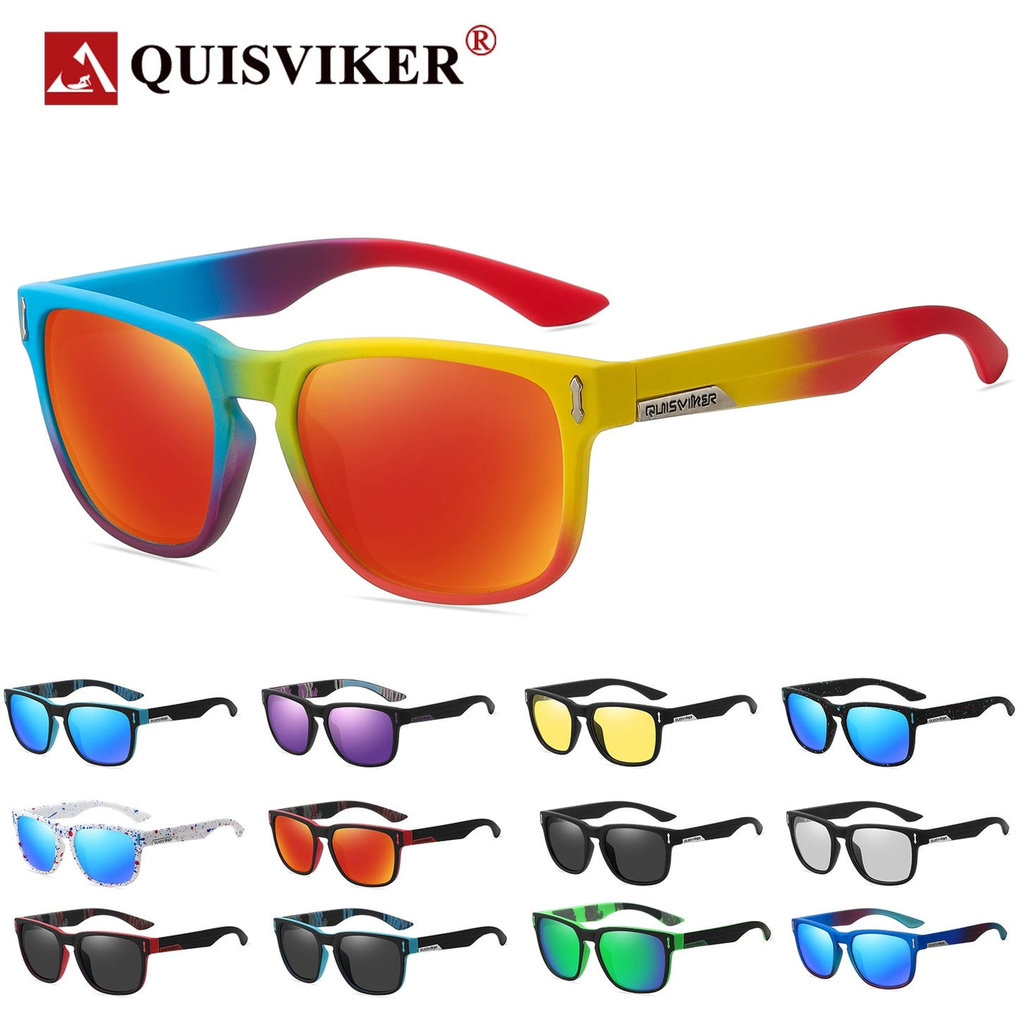 QUISVIKER NEW Fishing Polarized Sunglasses for Men