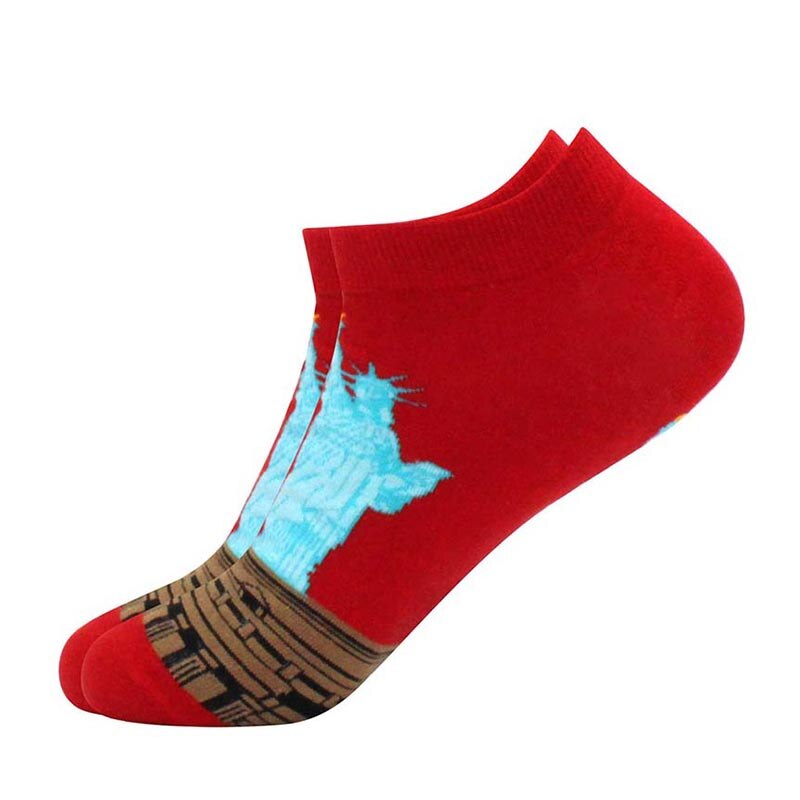 Men’s Fun Print Ankle Socks