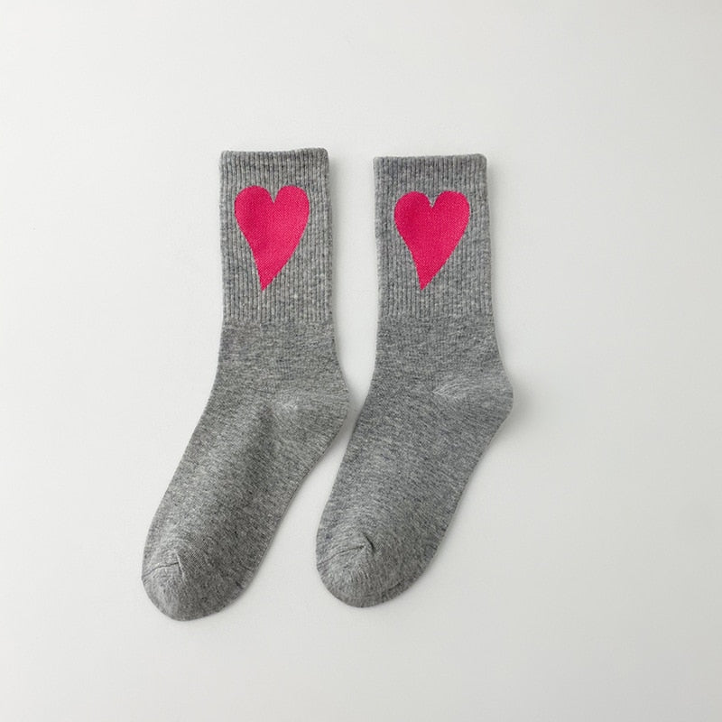 Organic Cotton Heart On Your Ankle Socks