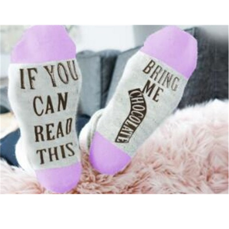 Unisex Funny Quote Socks