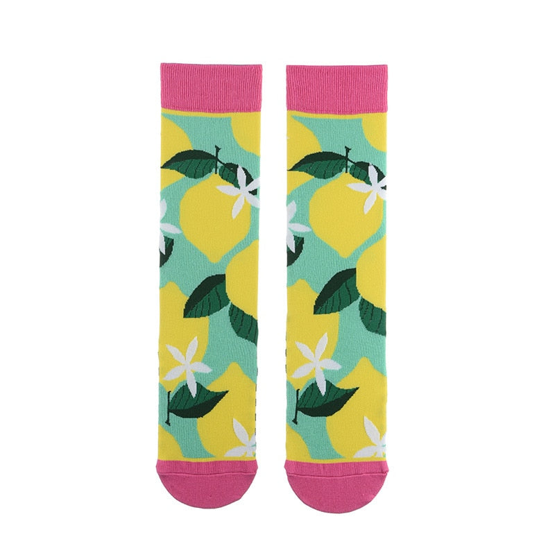 Fun colorful printed socks, Unisex