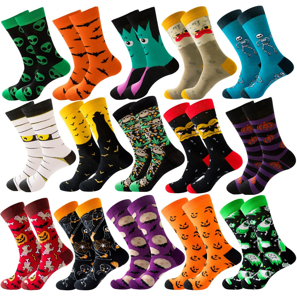 Fun Fall Time Socks! Skulls, Aliens, Pumpkins and more!