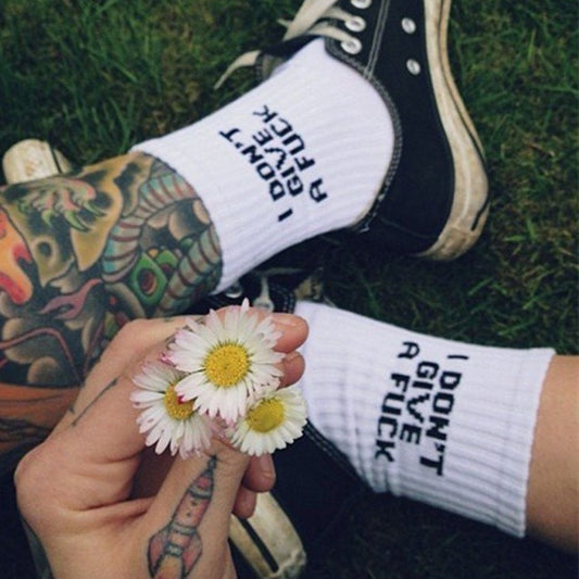 Men's/Women's socks with Quotes