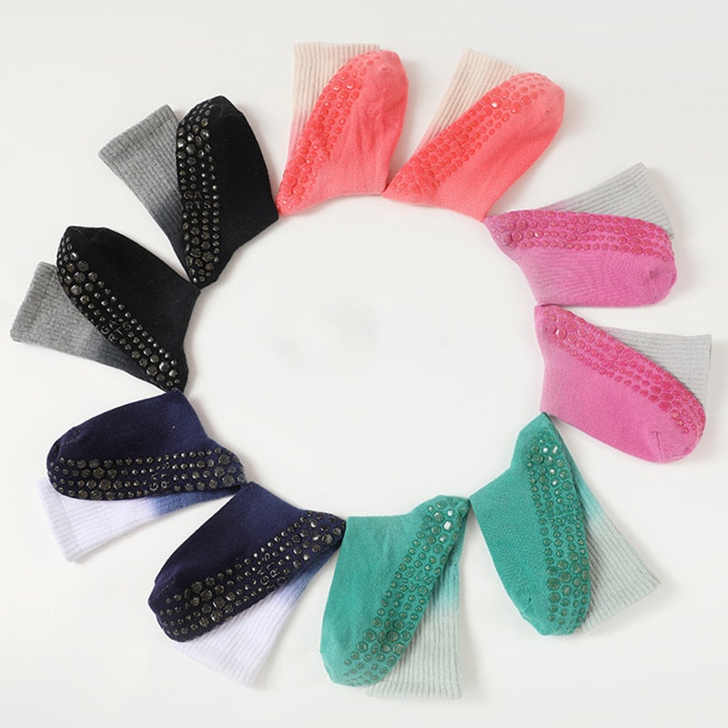 Non-slip grip socks for women