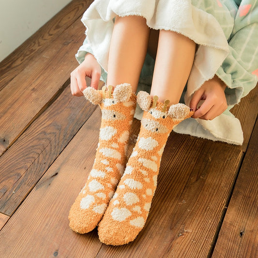 Cute Winter Fleece Socks