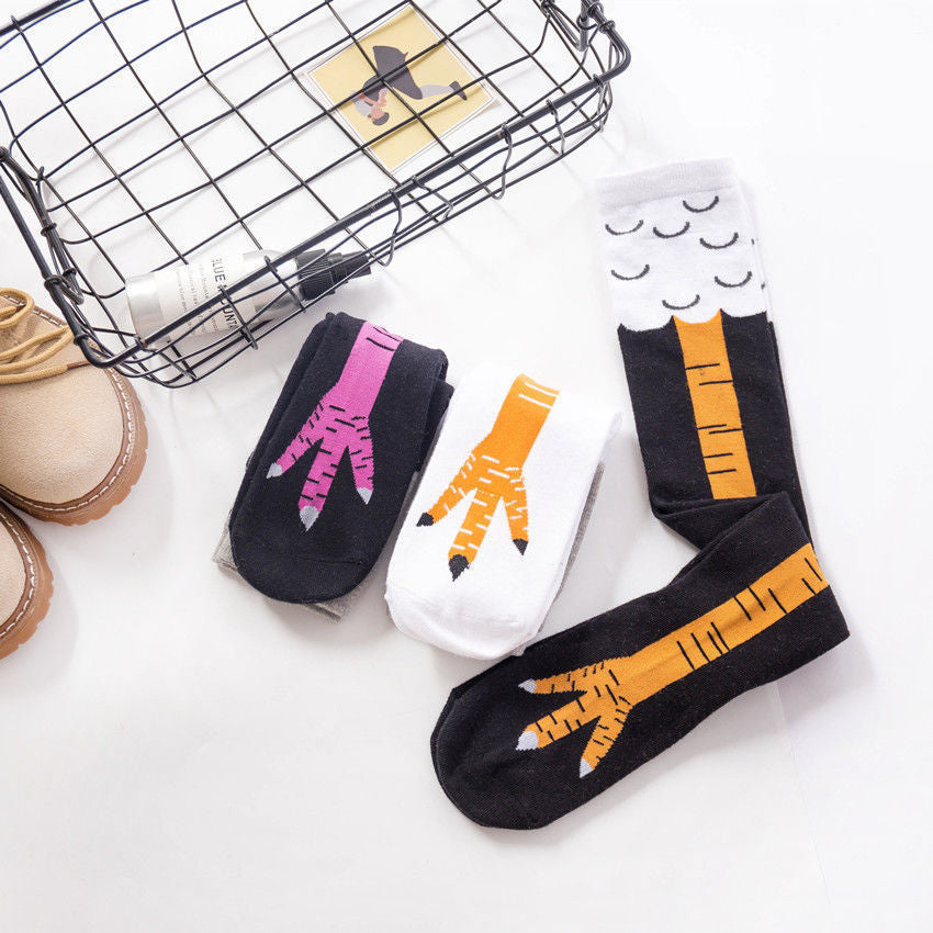 Woman's Sexy Chicken Paws Feet Socks and Other Fun Prints