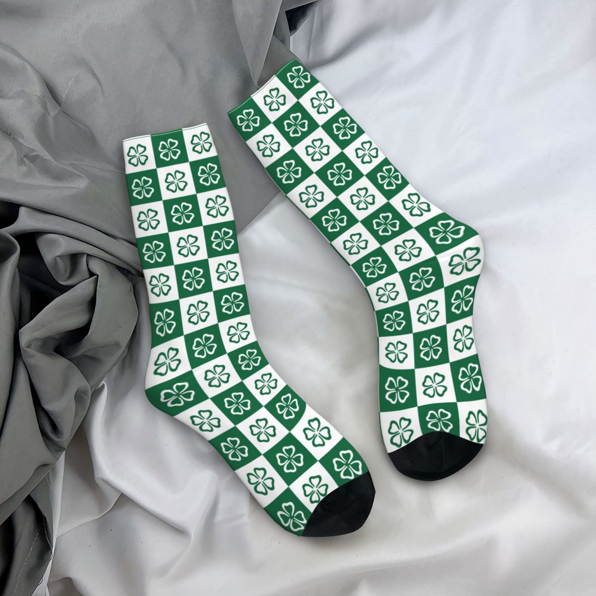 Athletic Shamrock Socks for Men & Women