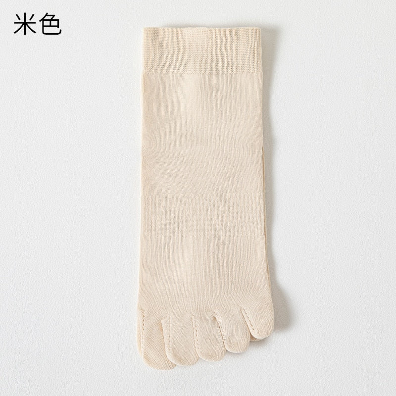 Women’s Combed Cotton Five Toe Socks