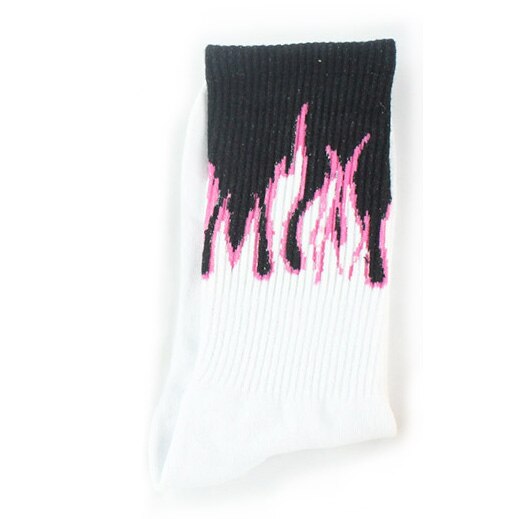 Unisex Skateboard Socks On Fire