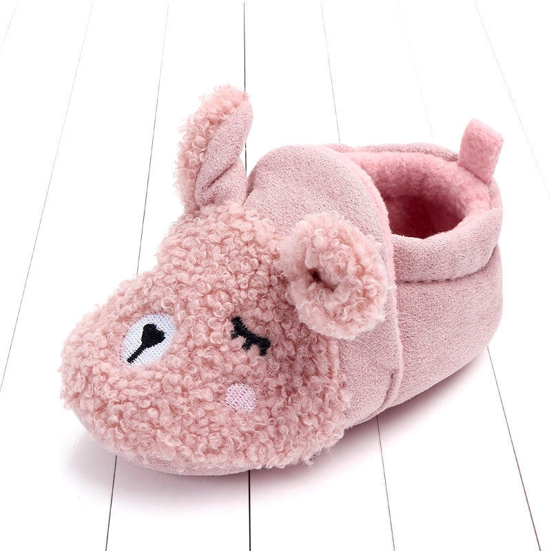 First Walker Animal Paw Slippers 0-18mos