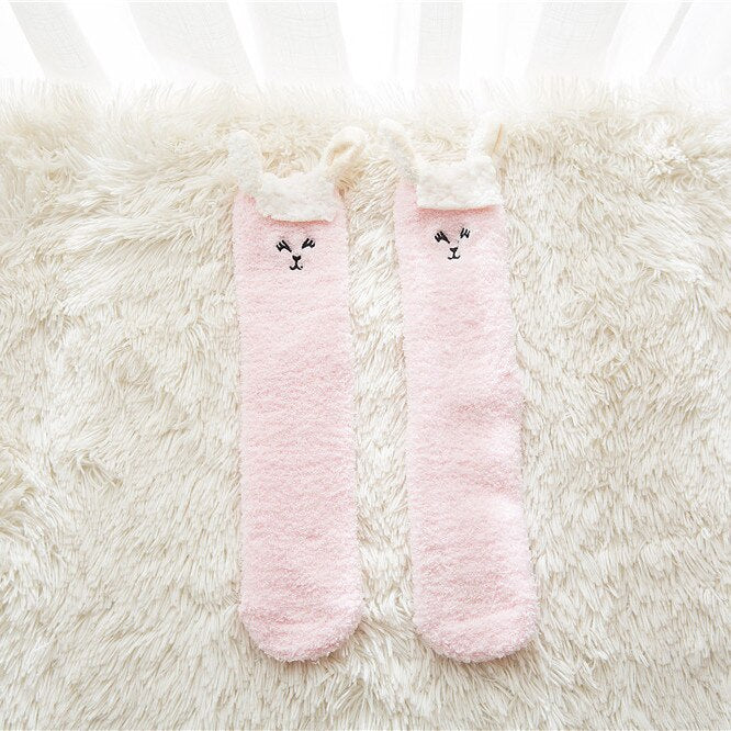 Cute Winter Fleece Socks