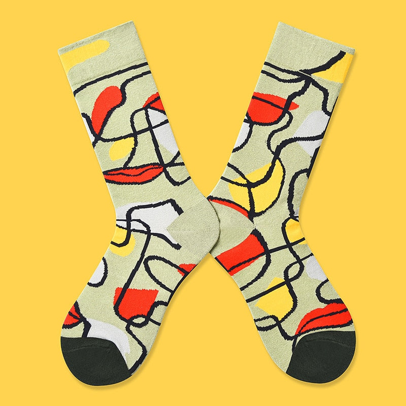 Artsy Tube Socks for Ladies