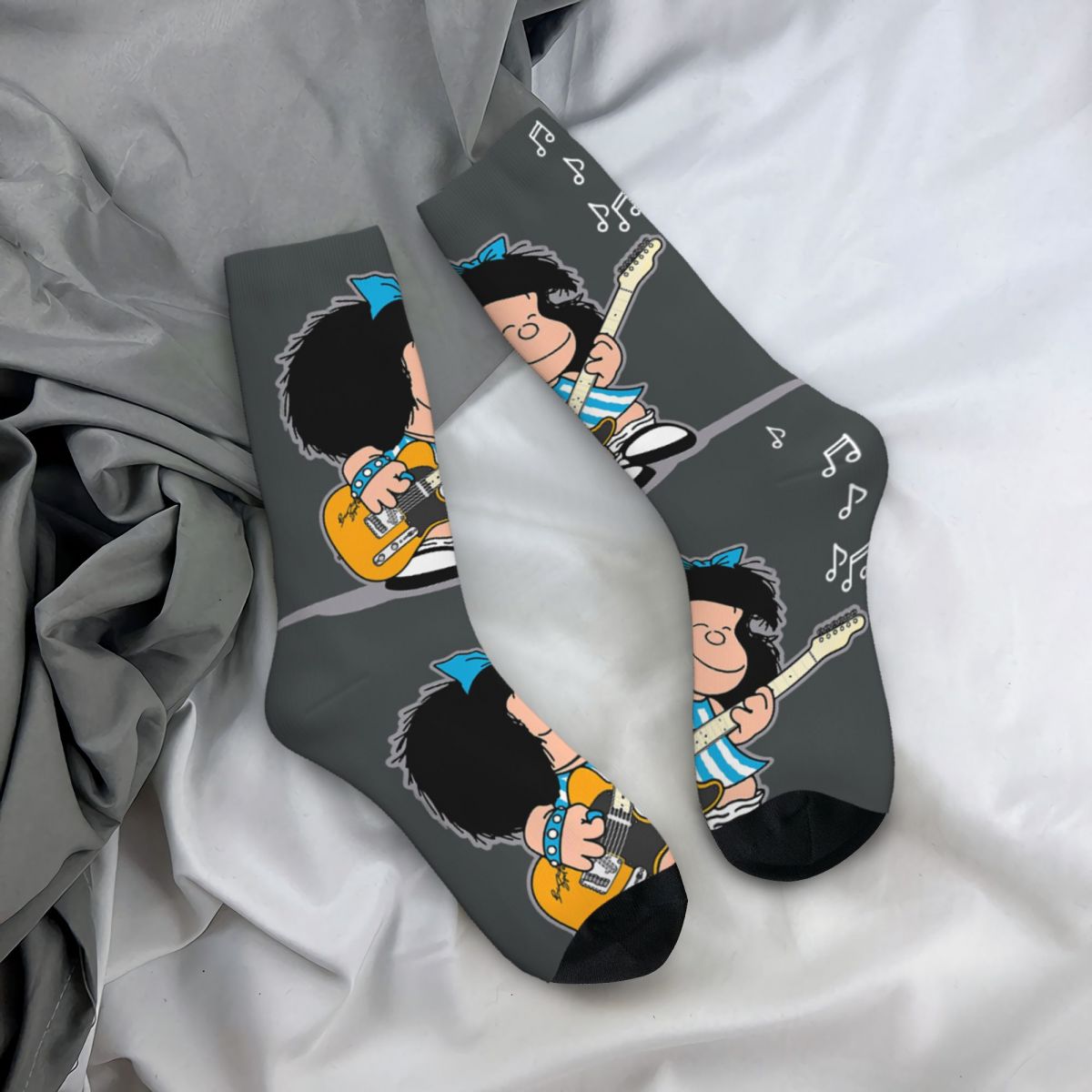 Lucy Plays Guitar Socks Unisex