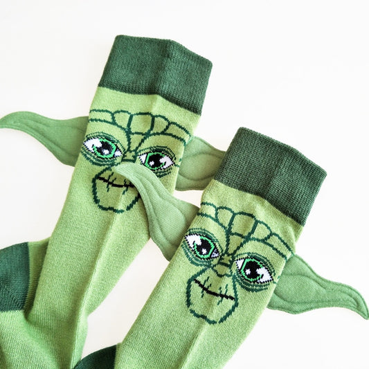 Comic Book, Anime, Yoda, Star Wars Novelty Socks