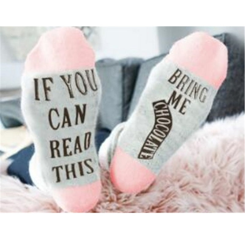 Unisex Funny Quote Socks