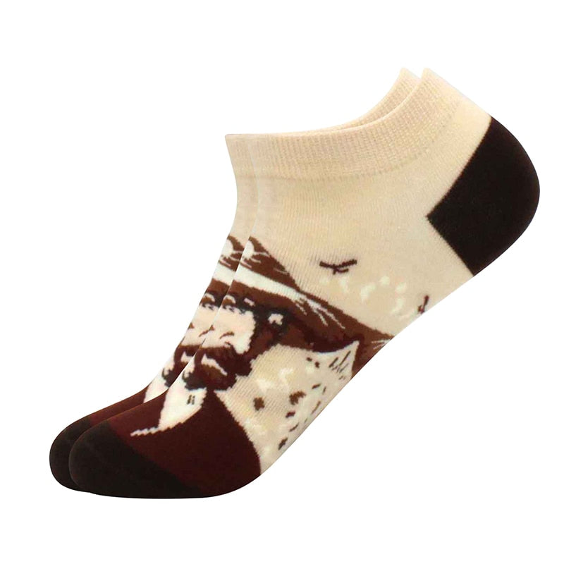 Men’s Fun Print Ankle Socks