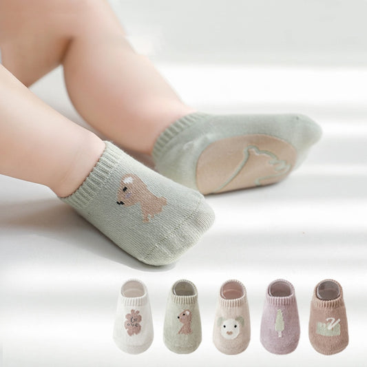 Anti-slip Floor Socks for 0-6 years