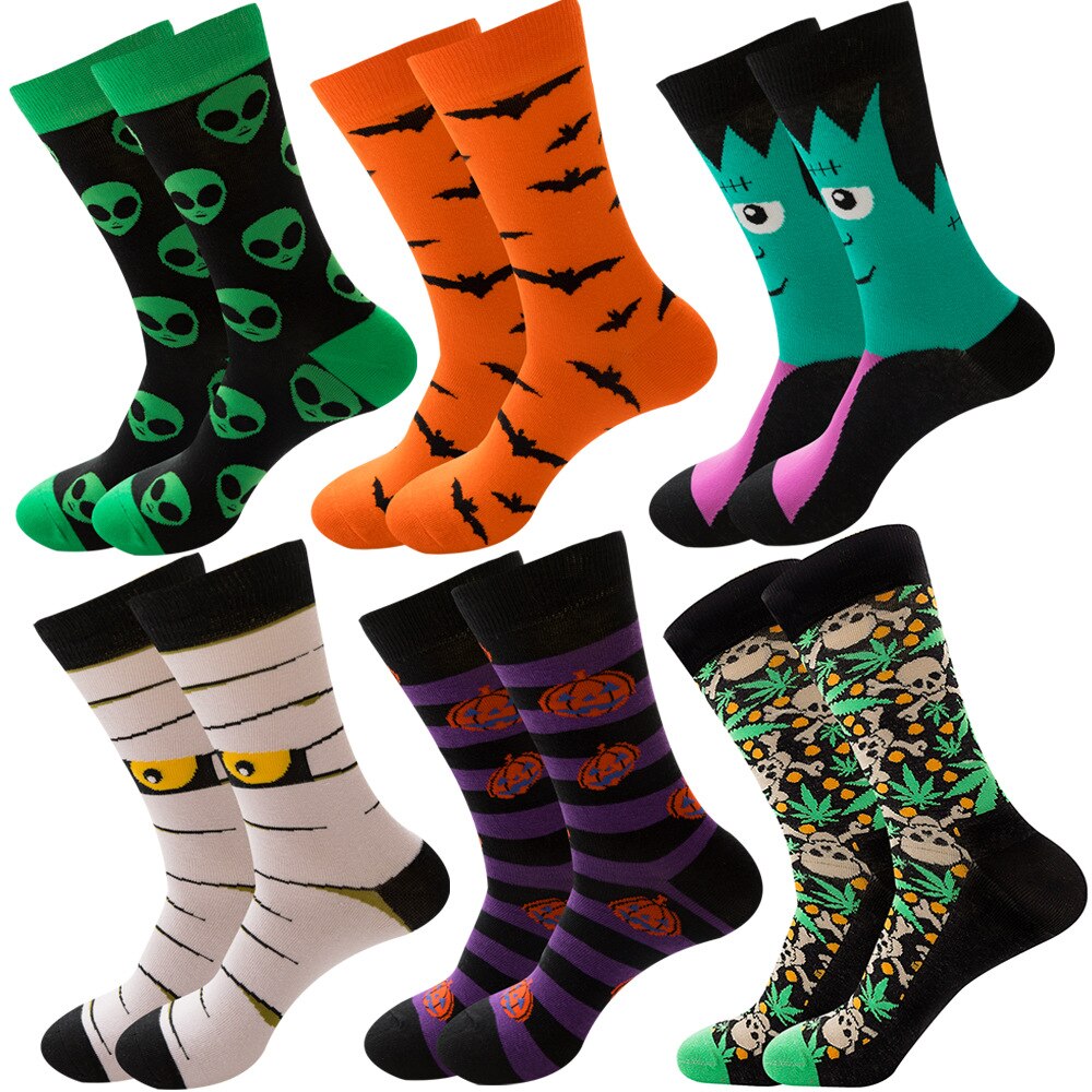 Fun Fall Time Socks! Skulls, Aliens, Pumpkins and more!