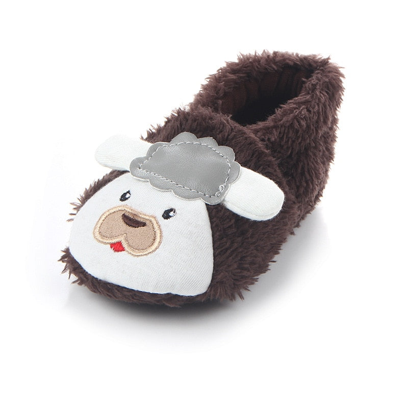 First Walker Animal Paw Slippers 0-18mos