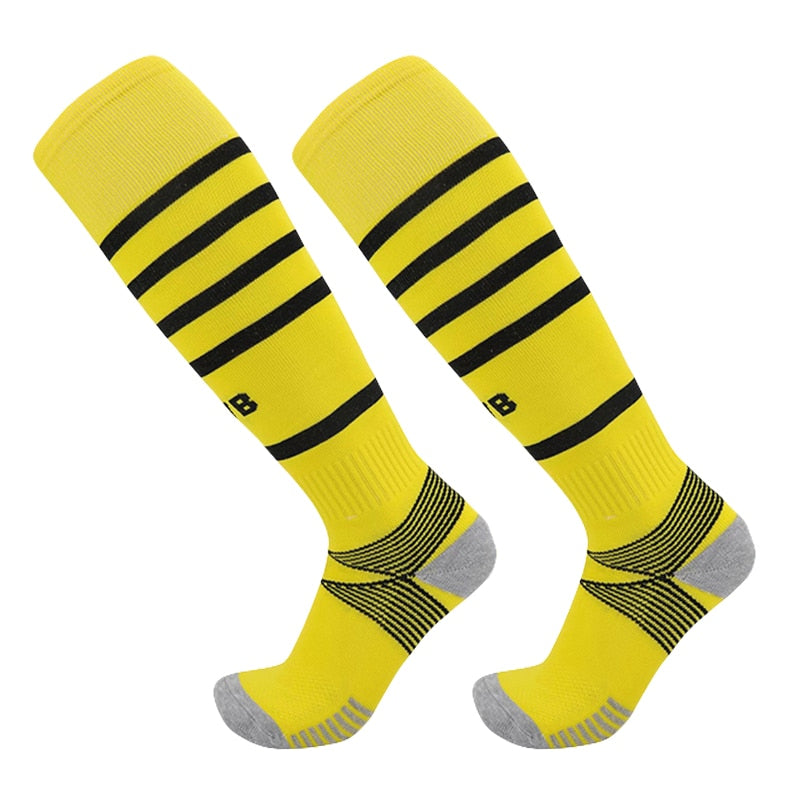 Thickening Towel Bottom Soccer Socks for the Adult or Kid Athlete