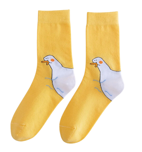 Duck and Duckling Socks