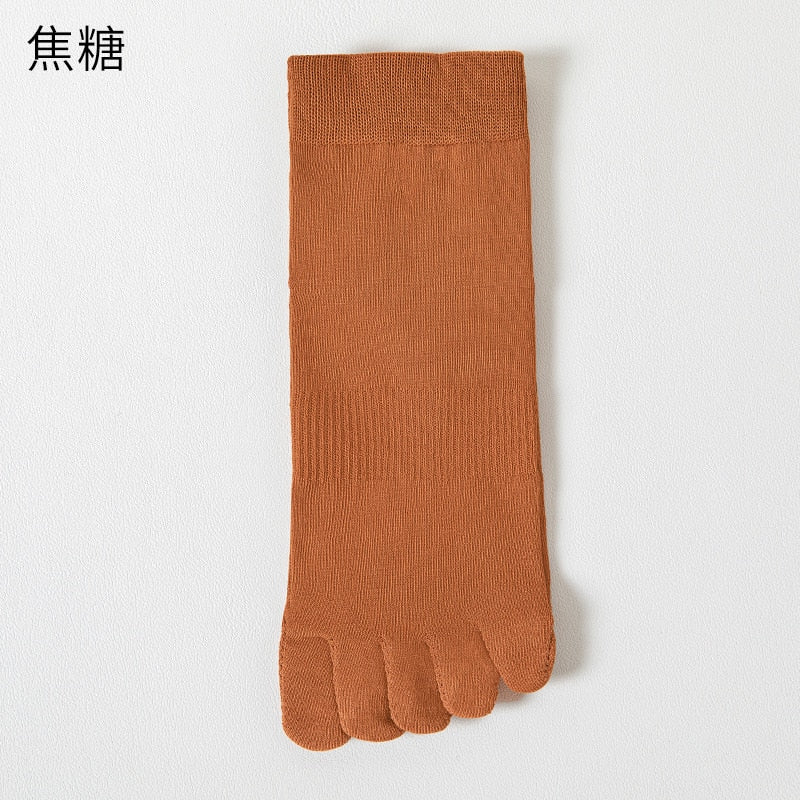 Women’s Combed Cotton Five Toe Socks