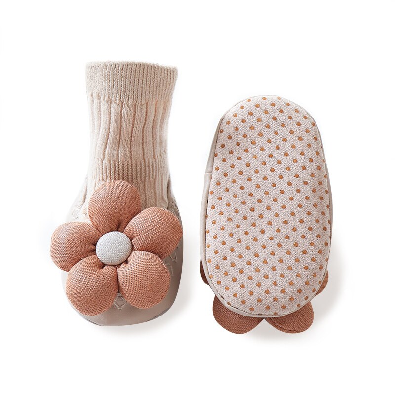 Non Slip Puffy Bow Socks