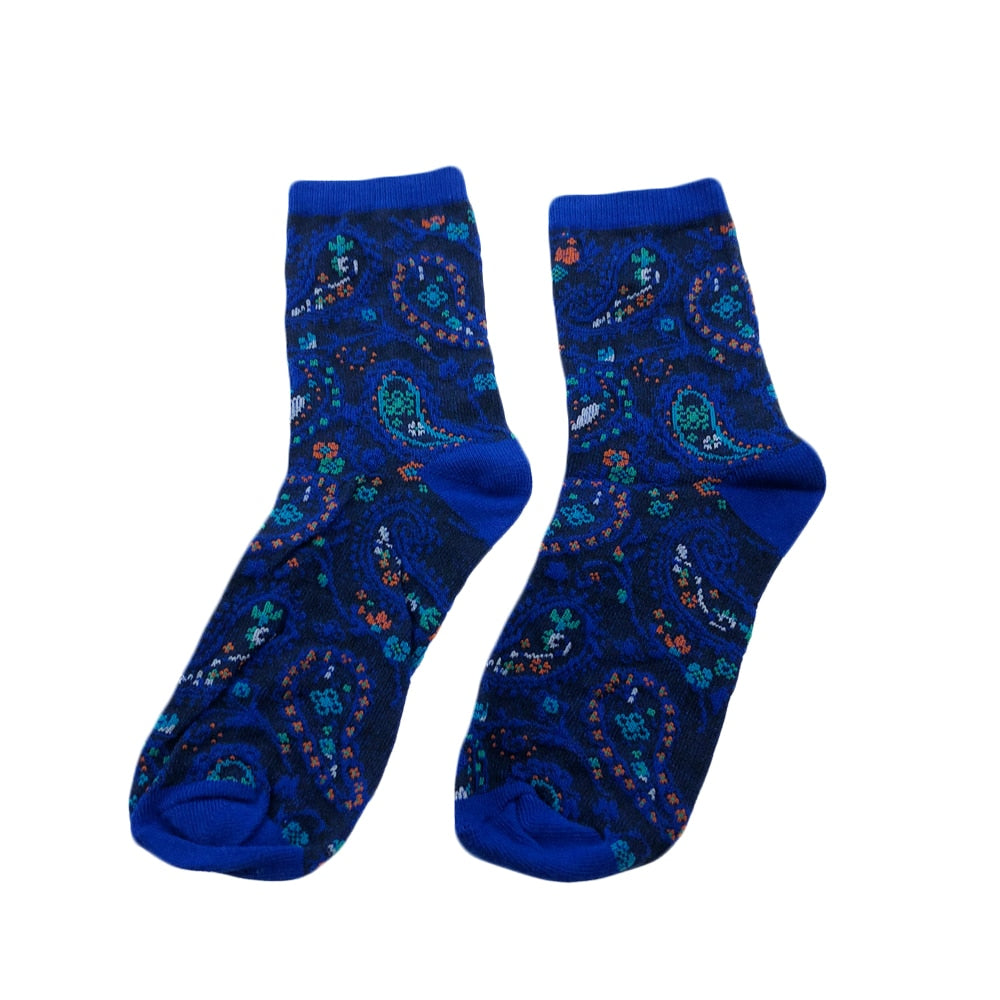 Women's Paisley Print Socks