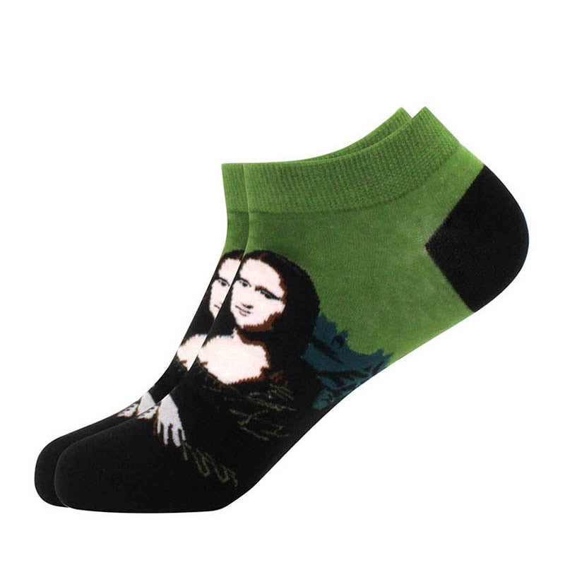 Men’s Fun Print Ankle Socks