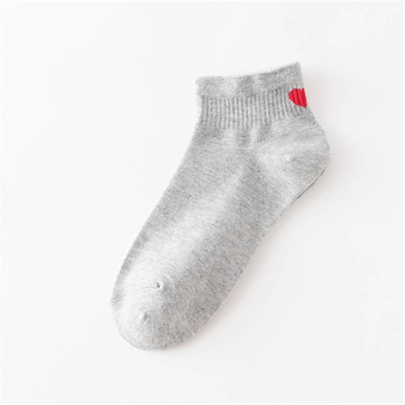 Women's Casual Ankle Socks with Heart