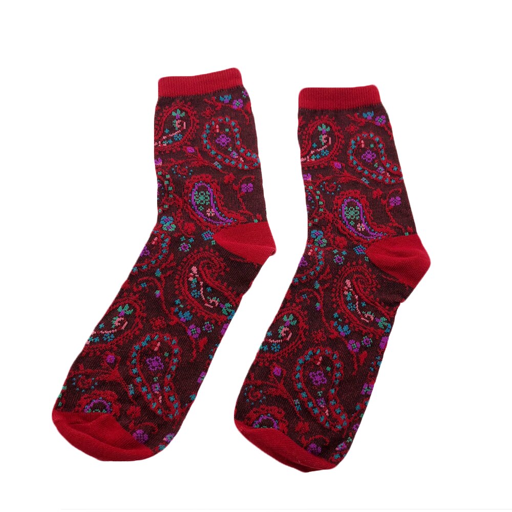 Women's Paisley Print Socks