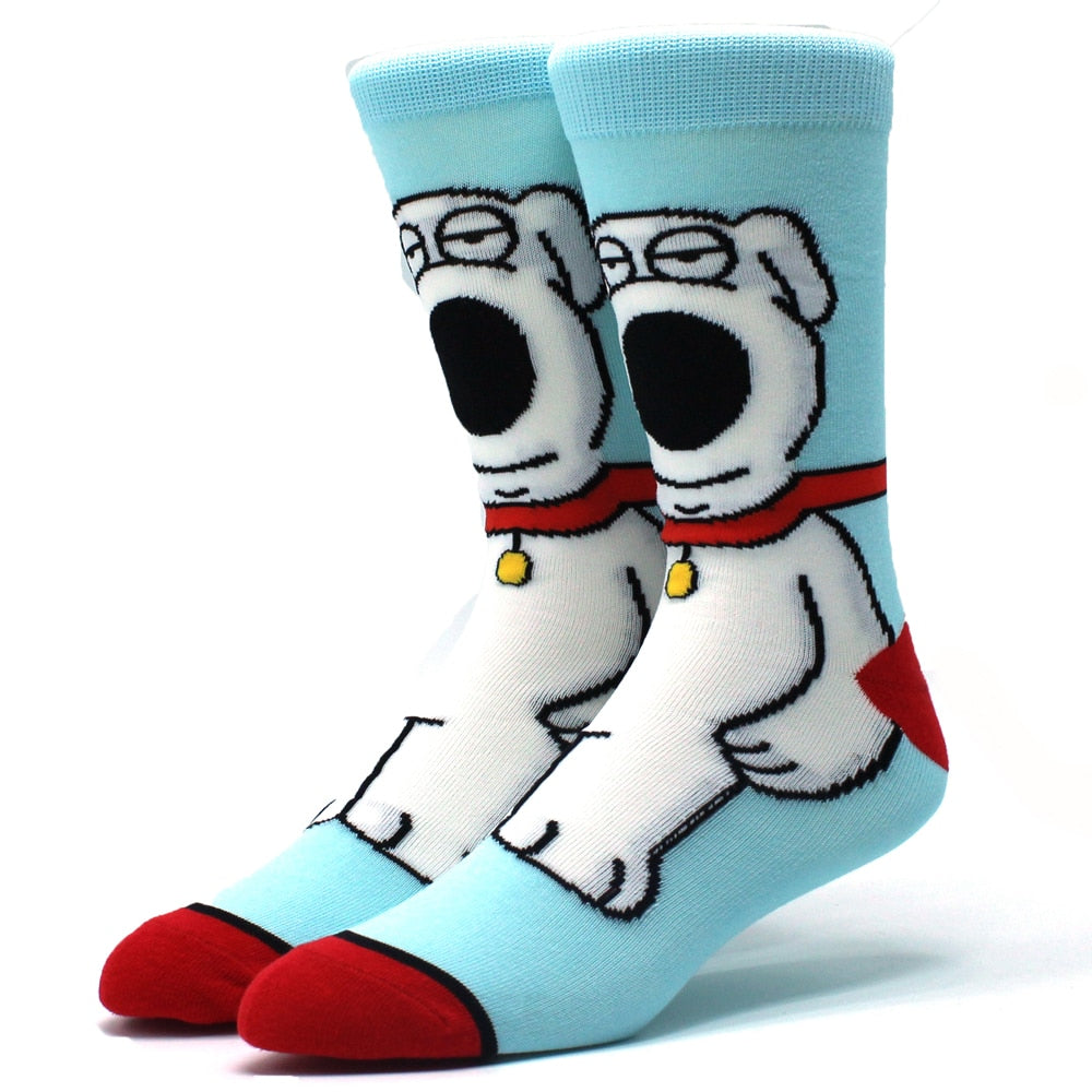 Comic Book, Anime, Yoda, Star Wars Novelty Socks