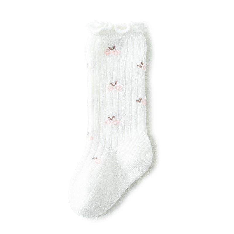 Knee-high Socks for Babes. Four Pair Bundle.